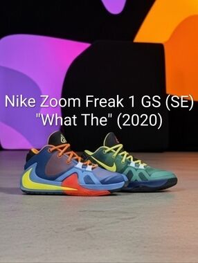 Nike Zoom Freak 1 GS (SE) "What The" (2020) Boys 5Y Girls 6.5 EUC